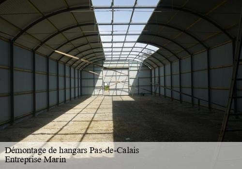 Démontage de hangars 62 Pas-de-Calais  Entreprise Marin