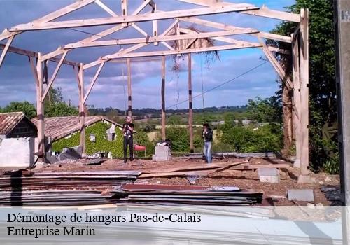 Démontage de hangars 62 Pas-de-Calais  Entreprise Marin