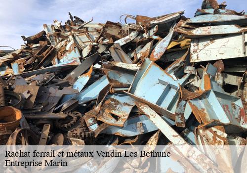 Rachat ferrail et métaux  vendin-les-bethune-62232 Entreprise Marin