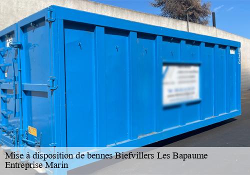 Mise à disposition de bennes  biefvillers-les-bapaume-62450 Entreprise Marin