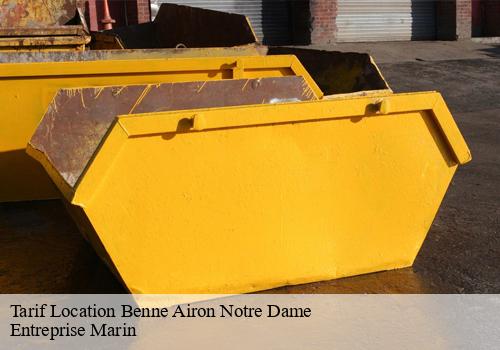 Tarif Location Benne  airon-notre-dame-62180 Entreprise Marin