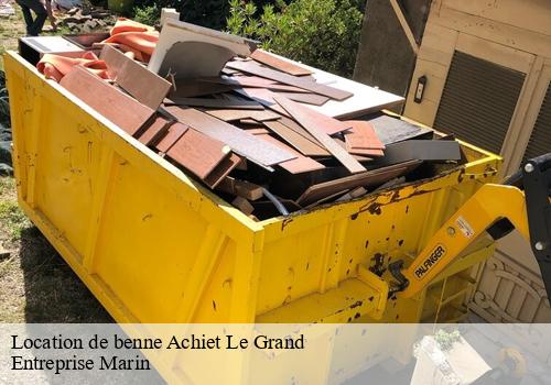 Location de benne  achiet-le-grand-62121 Entreprise Marin