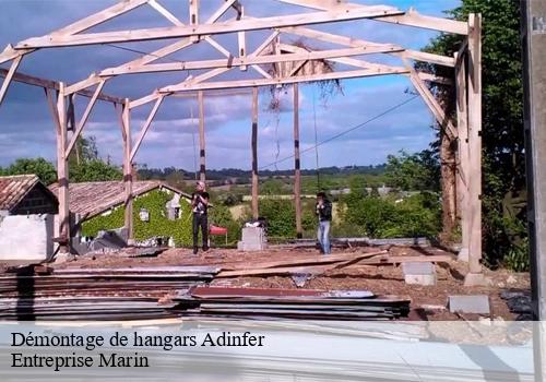 Démontage de hangars  adinfer-62116 Entreprise Marin