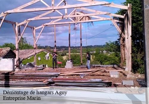 Démontage de hangars  agny-62217 Entreprise Marin