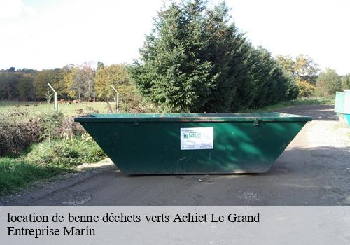 location de benne déchets verts  achiet-le-grand-62121 Entreprise Marin