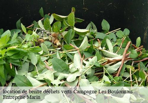 location de benne déchets verts  campagne-les-boulonnais-62650 Entreprise Marin