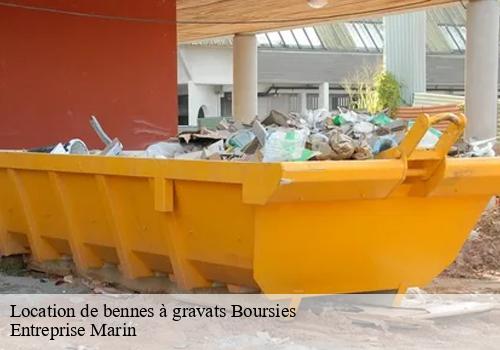 Location de bennes à gravats  boursies-62147 Entreprise Marin