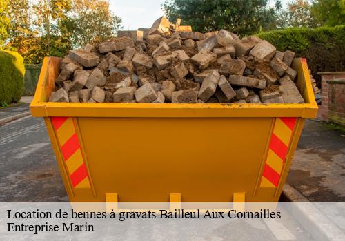 Location de bennes à gravats  bailleul-aux-cornailles-62127 Entreprise Marin