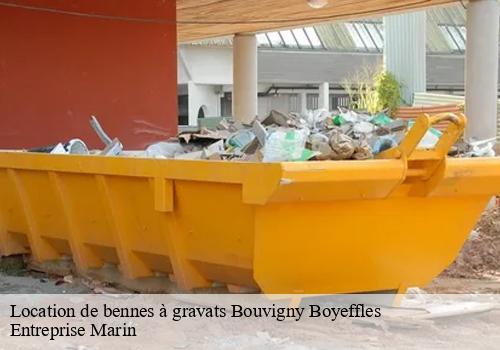 Location de bennes à gravats  bouvigny-boyeffles-62172 Entreprise Marin