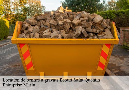 Location de bennes à gravats  ecourt-saint-quentin-62860 Entreprise Marin